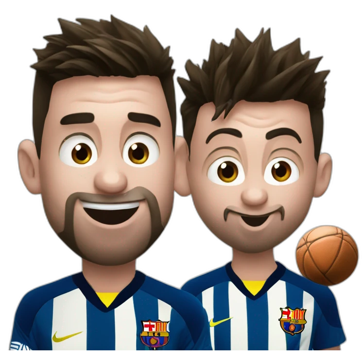 Messi licks Ronaldo emoji
