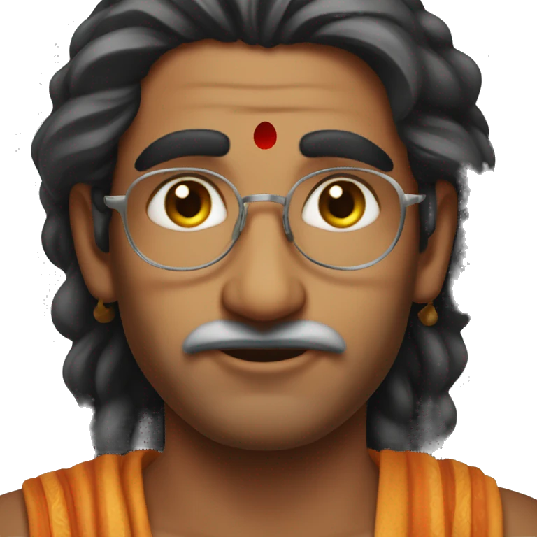 Indian brahmin man emoji