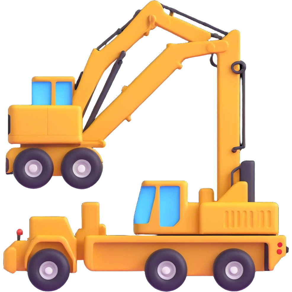 oversized heavy machinery cargo emoji