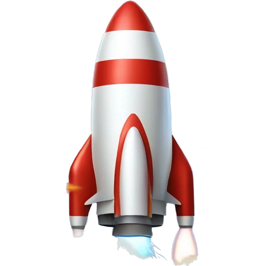 rocket ship exploding emoji