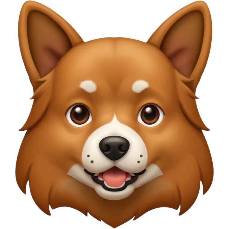 Dog barking emoji