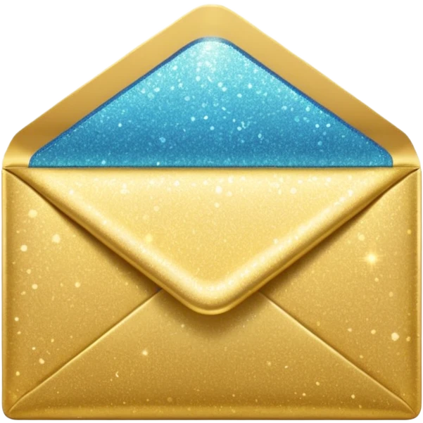 sparkling envelope emoji