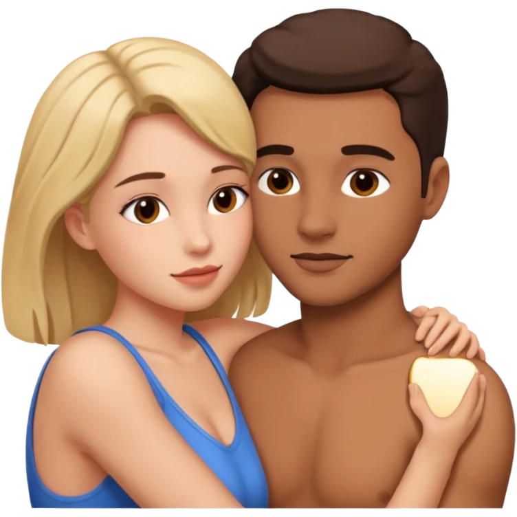 Guy and a girl having sex emoji