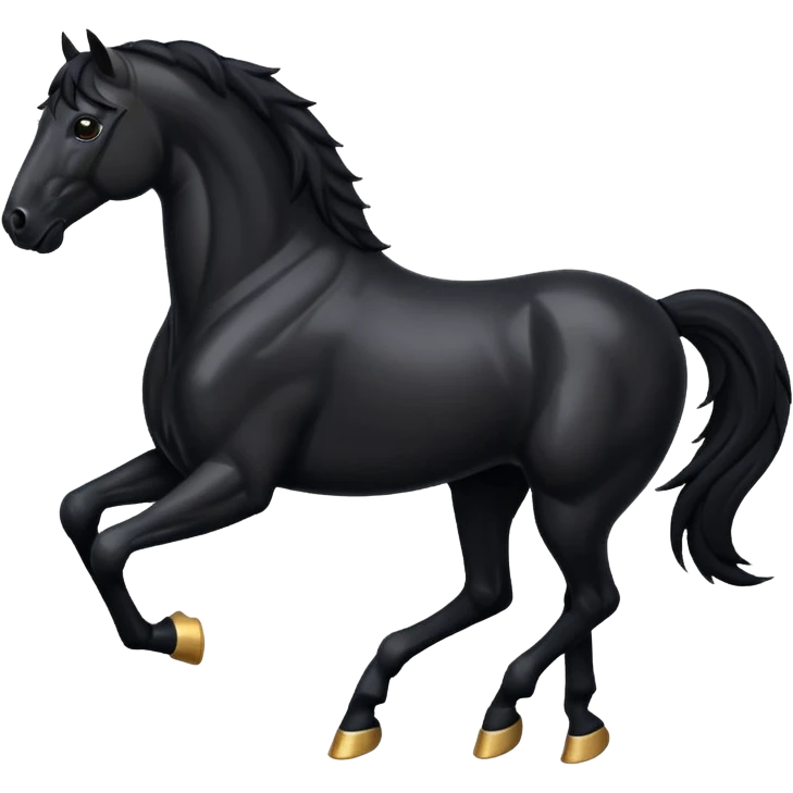 Black horse emoji emoji