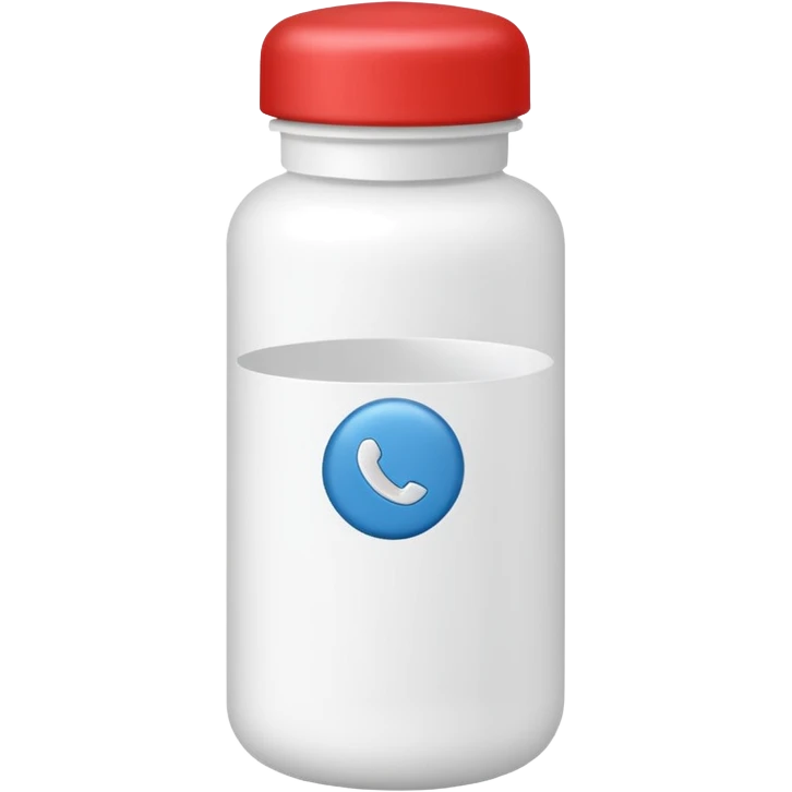 Pill bottle emoji