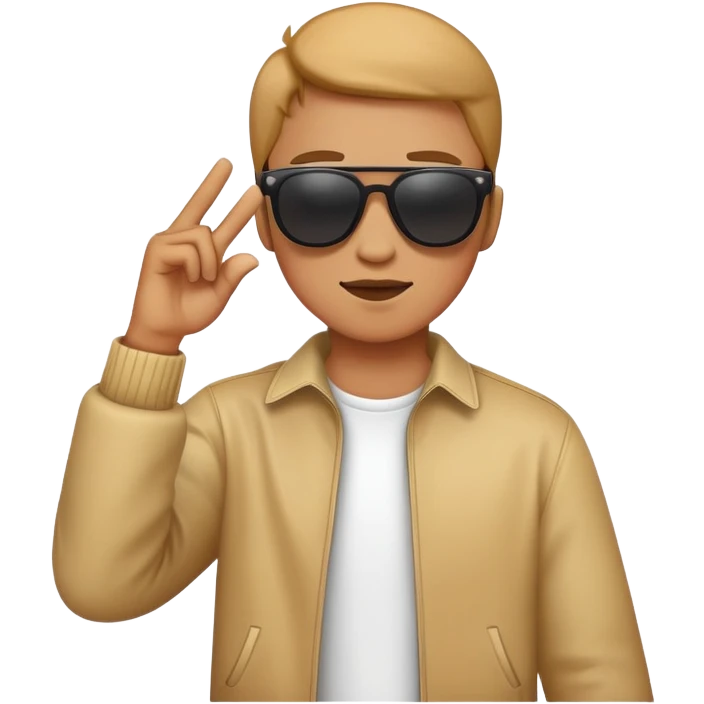 hitting the dab emoji