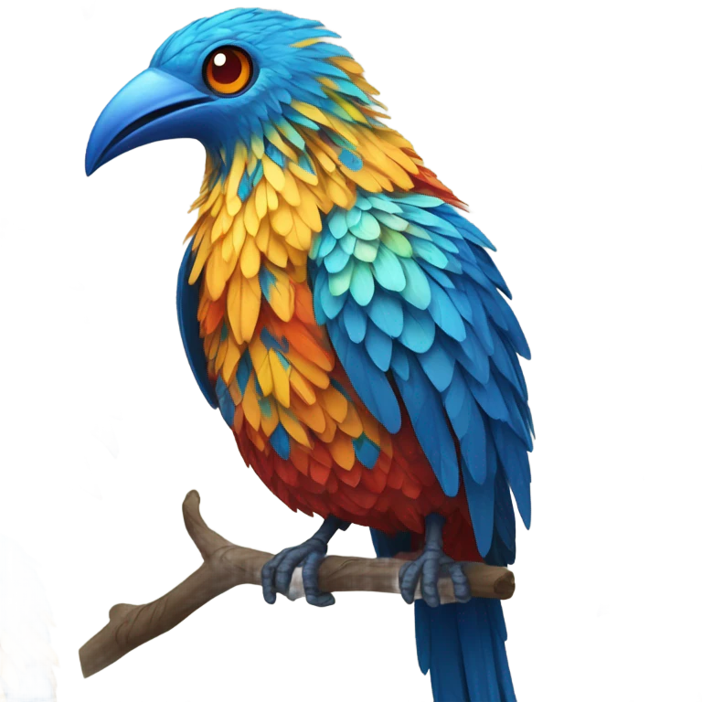 Beautiful bird emoji