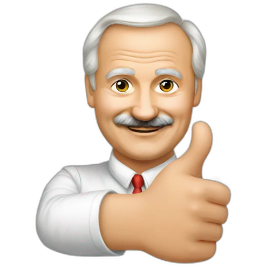 lukashenko thumb up emoji
