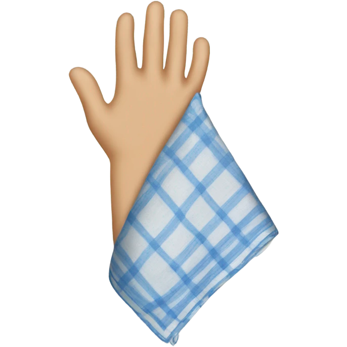 Handkerchief in hand emoji