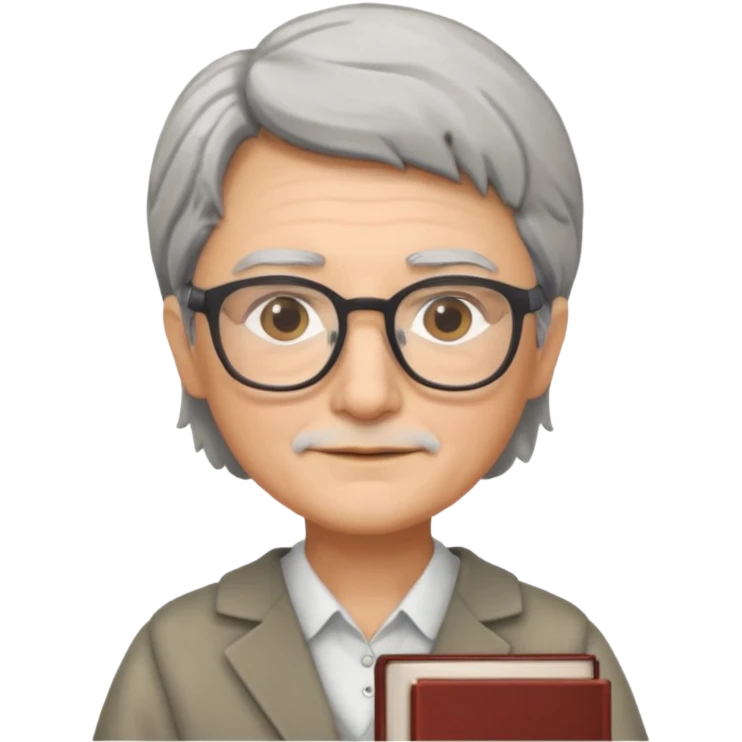 The wise librarian emoji