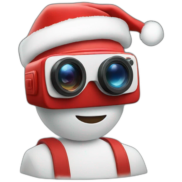 vr camera christmas emoji