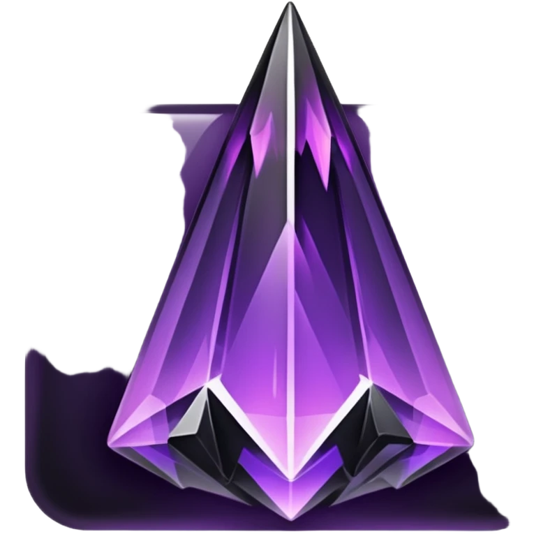 Purplish/black Skyshard crystal emoji