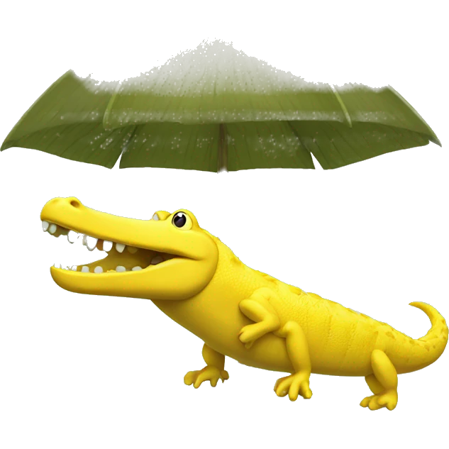 banana crocodile emoji
