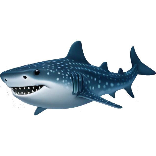 one whale shark emoji
