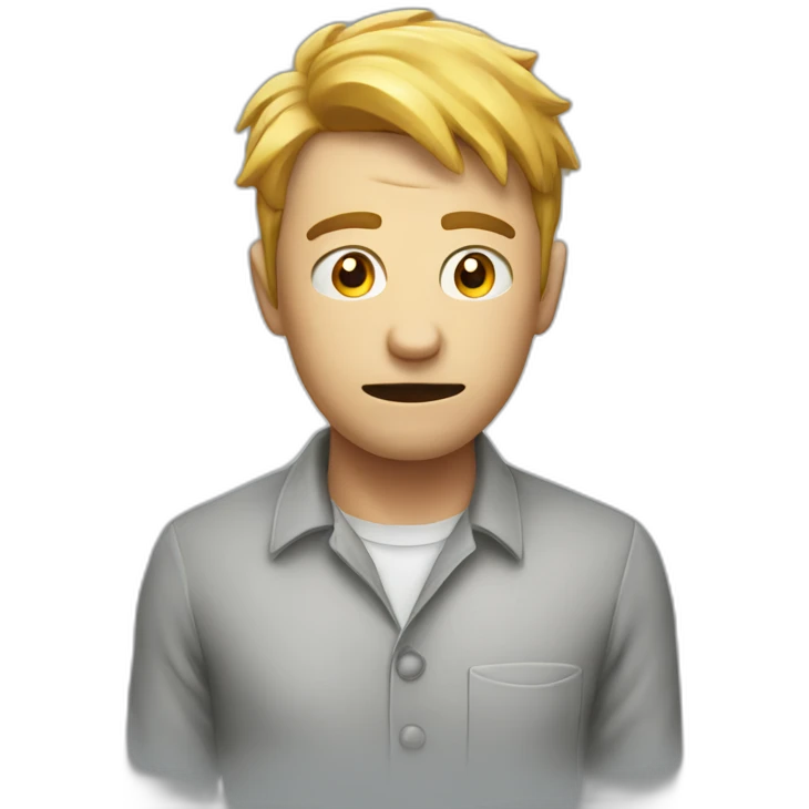 stress man emoji