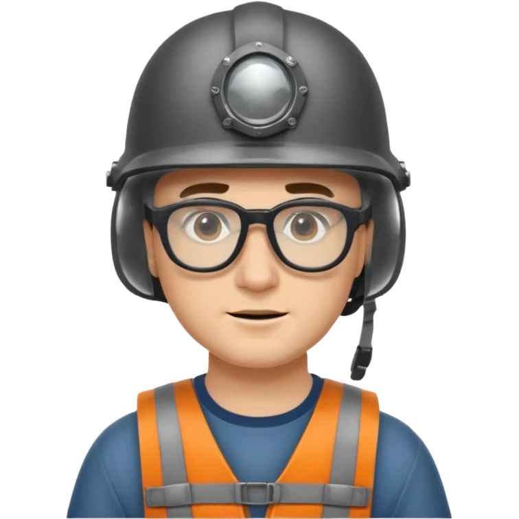 man wearing raiding helmet and glasses emoji