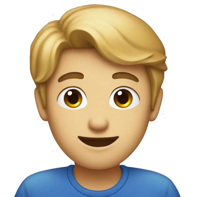 Blue Crescent moon  emoji