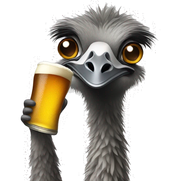 Emu export beer  emoji