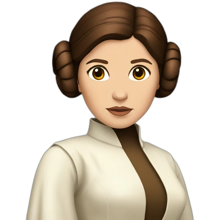 princess leia rebel emoji