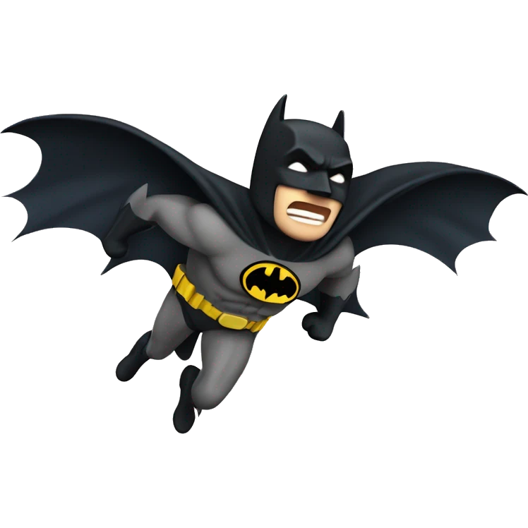 batman flying emoji
