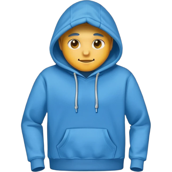 blue hoodie  emoji