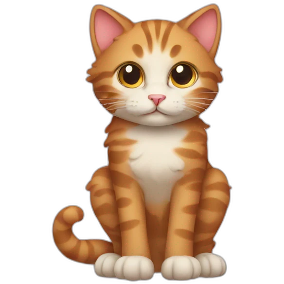 curly cat emoji