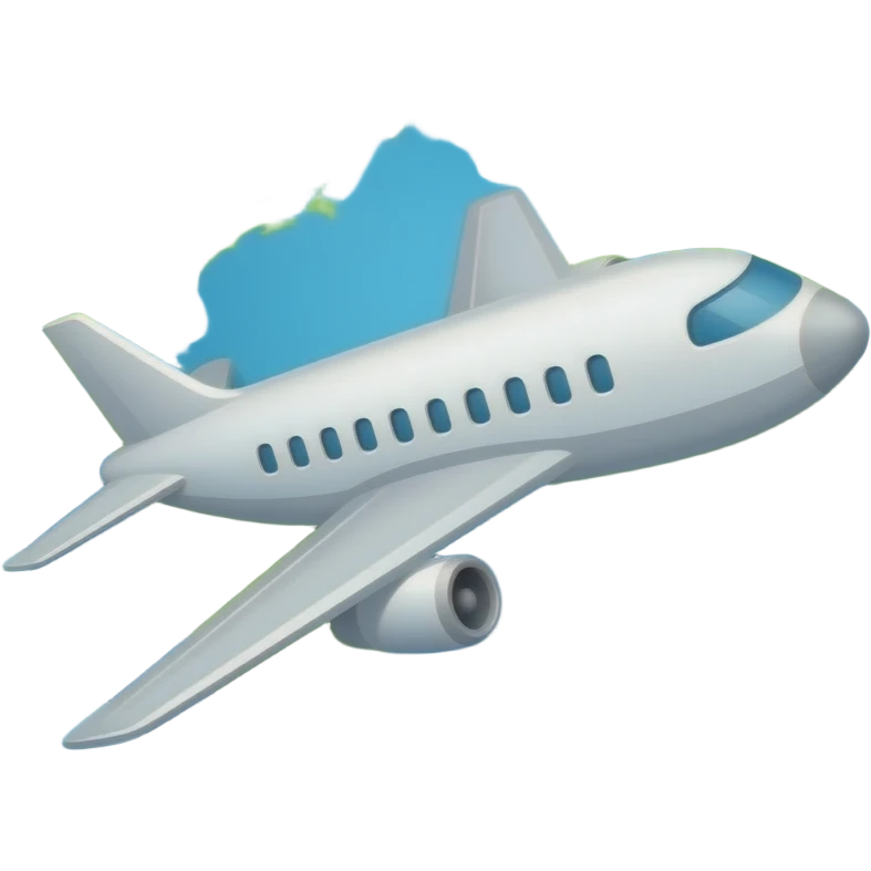 plane circling the world emoji