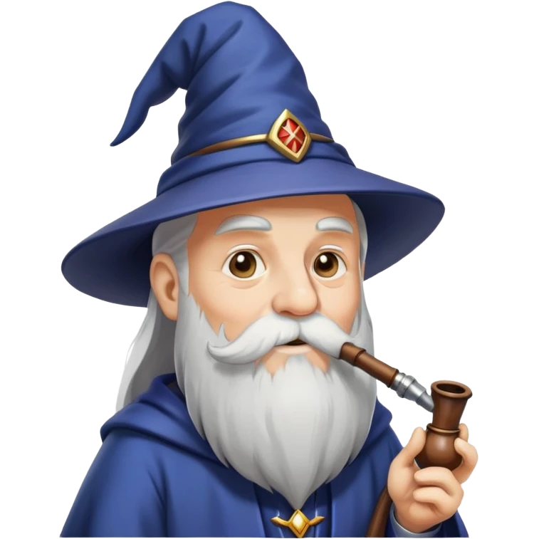 Wizard smoking  emoji