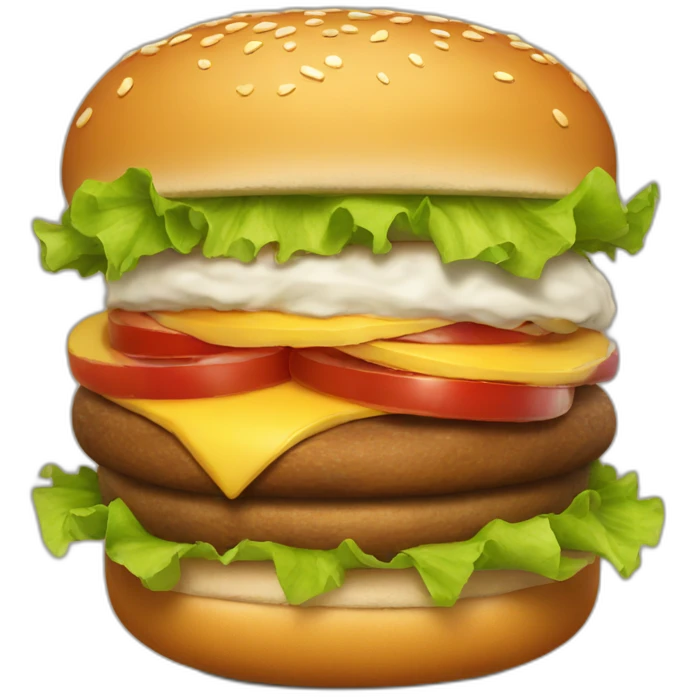 1-round-burger emoji