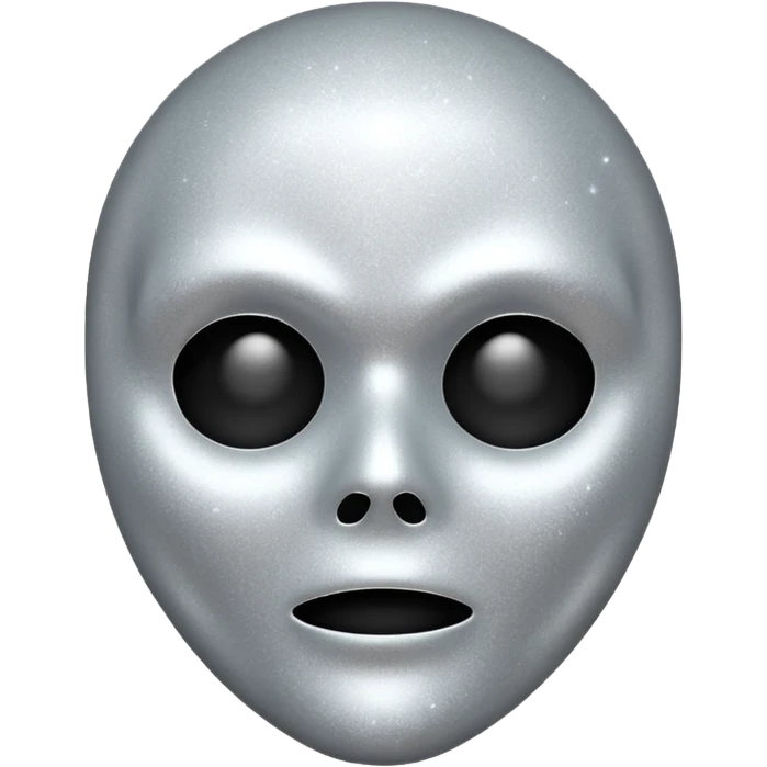 mask Ghost face glitter  emoji