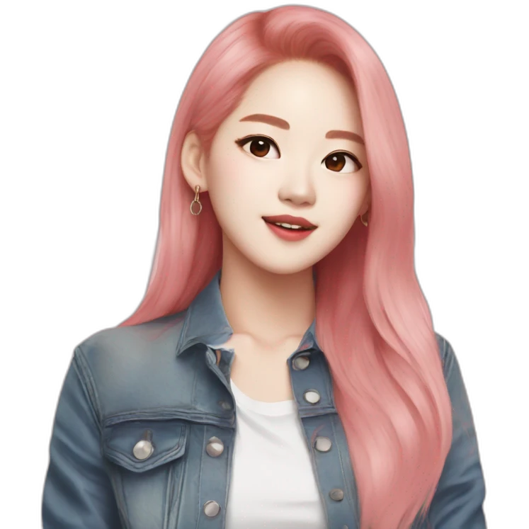 Rosé-blackpink emoji