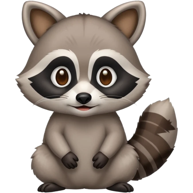 emoji raccoon emoji