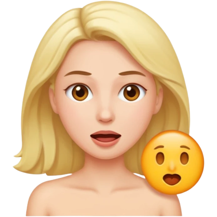 Woman ejaculating emoji