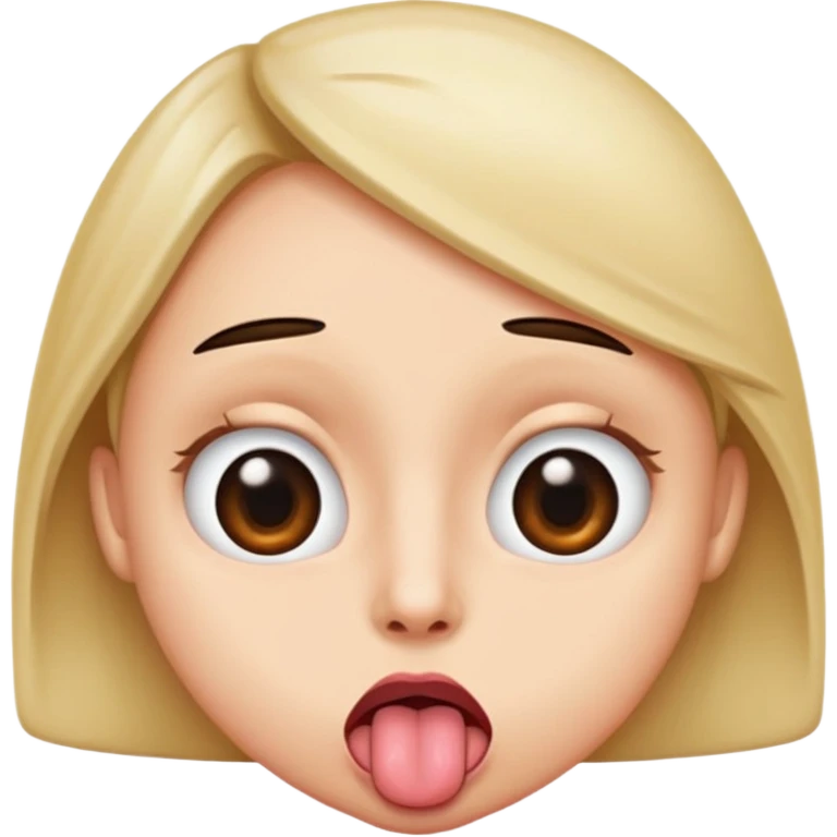 rolling eye sticking out tongue  emoji