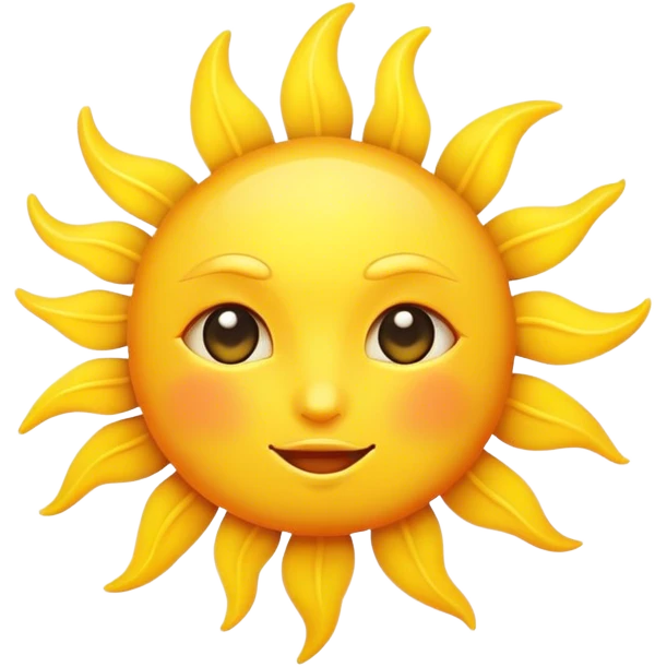 Sun emoji