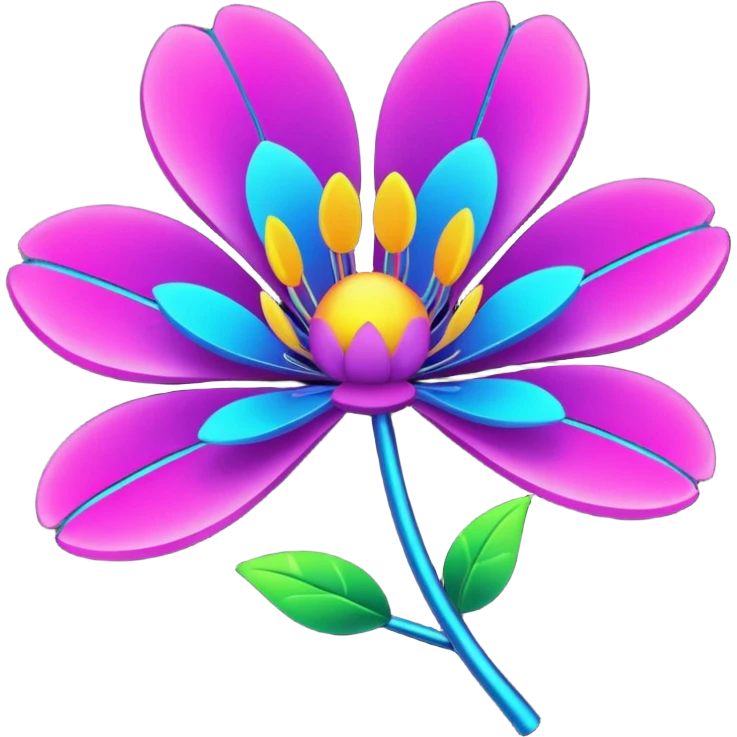 cyber flowers emoji