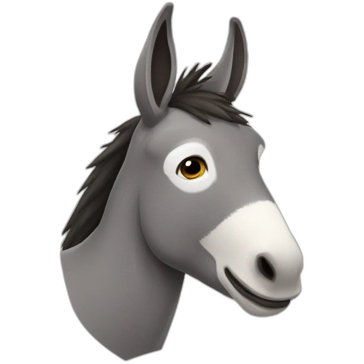a donkey with the inscription kringe emoji