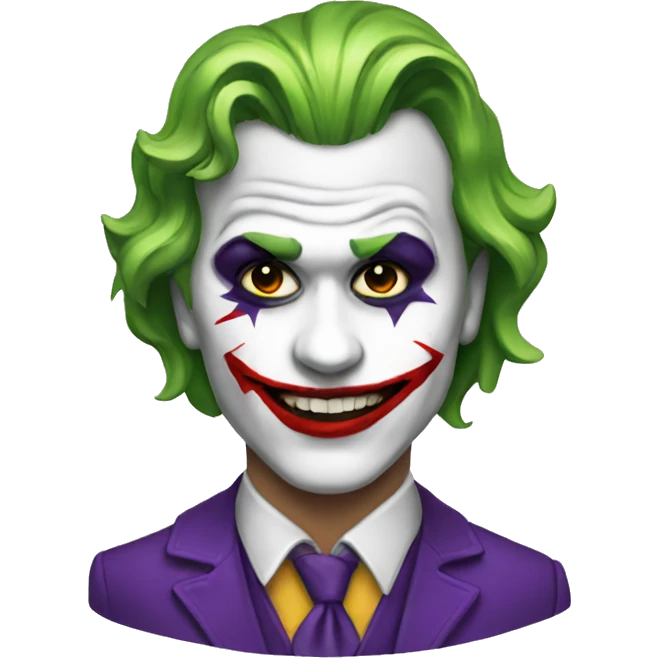 Emoji with Joker makeup  emoji
