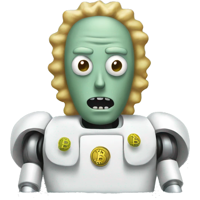 bitcoin robot purpose rick and morty emoji