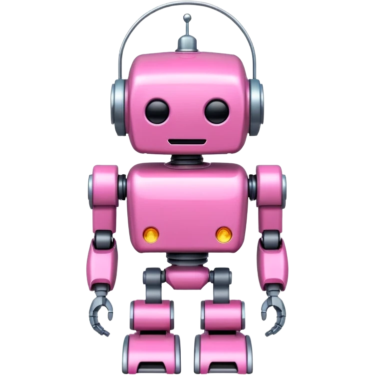 pink robot advanced emoji