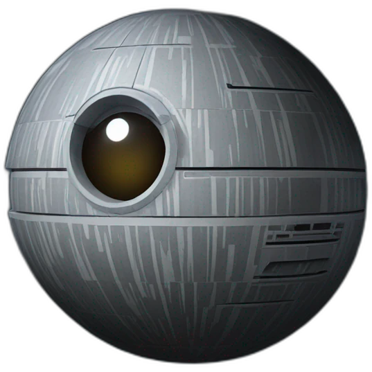 death star face emoji