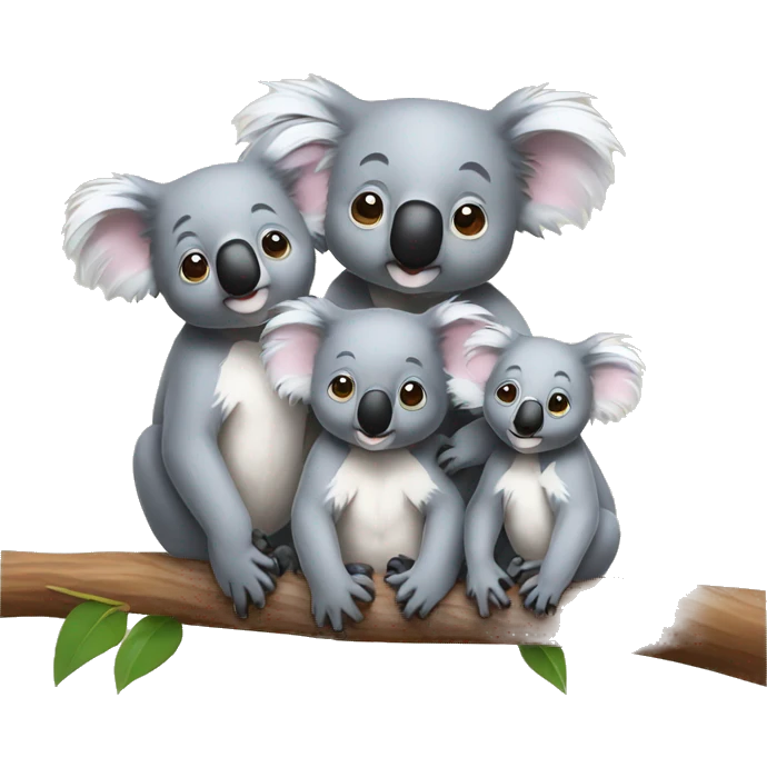 koala family emoji