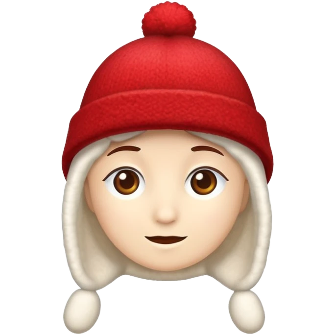 قبعة حمراء  emoji