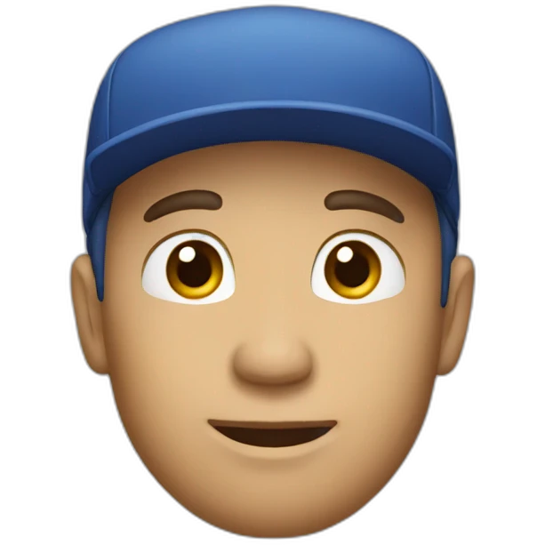 man with cap emoji