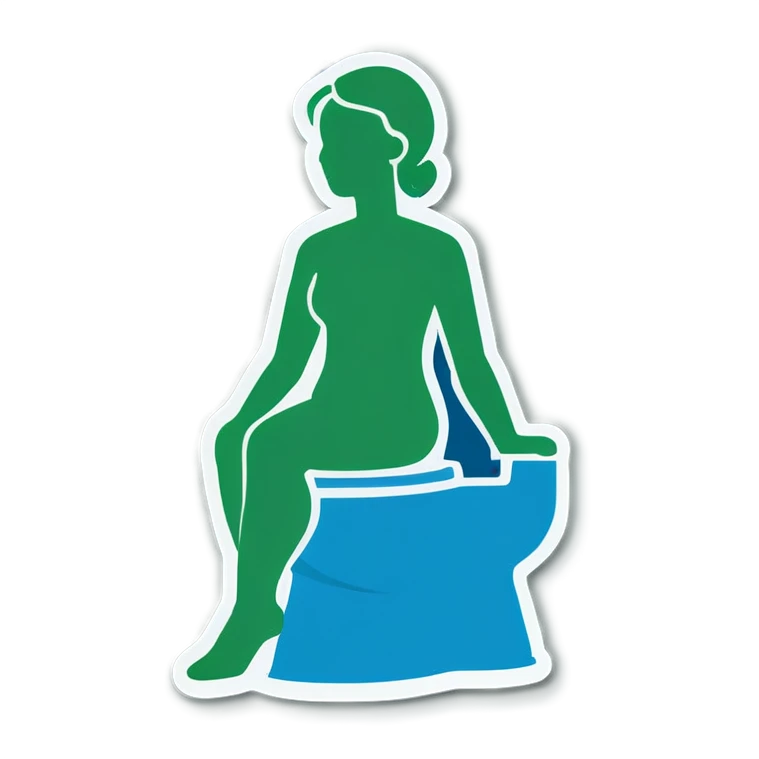 Women on toilet  emoji