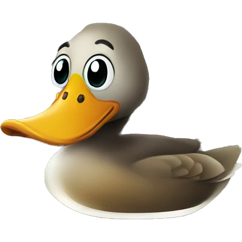 Duck on house emoji