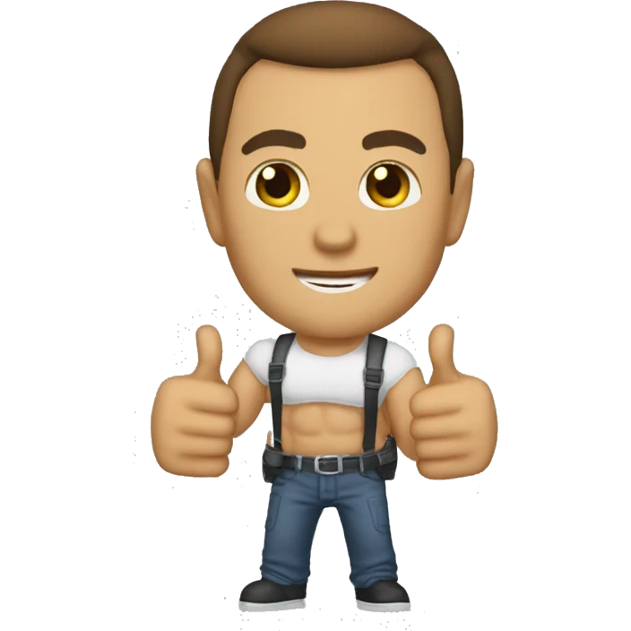 Van damme thumbs up emoji