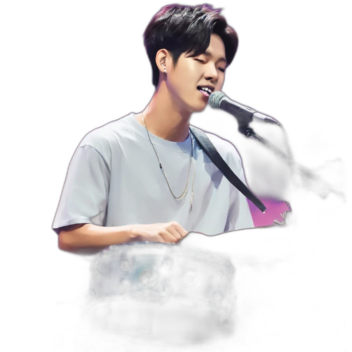 dowoon from day6 while drumming on stage emoji