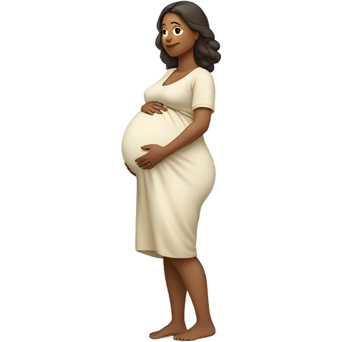 pregnant lady emoji