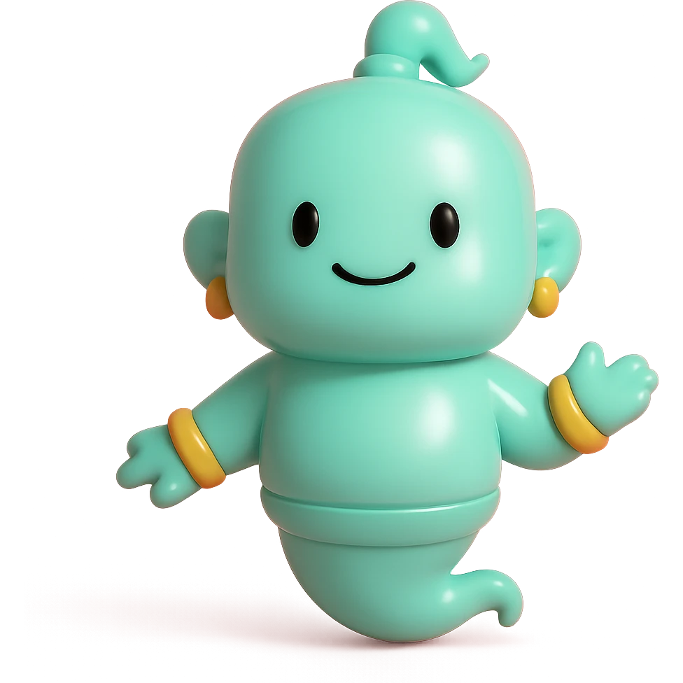 green genie emoji